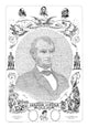 Portrait Abraham Lincoln Formed Wall Decal