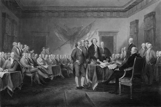 Vintage American History Print Wall Decal Design 14