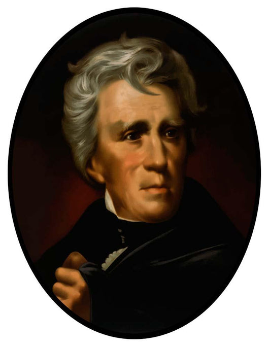 Vintage American History Painting Wall Decal
