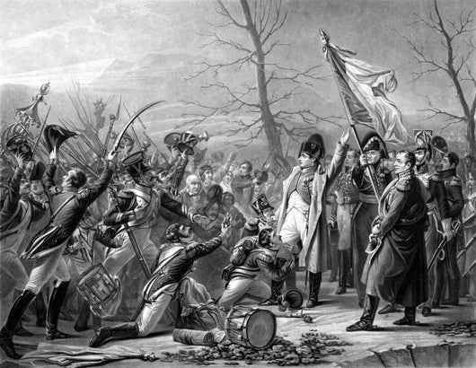 Vintage History Print Showing Wall Decal