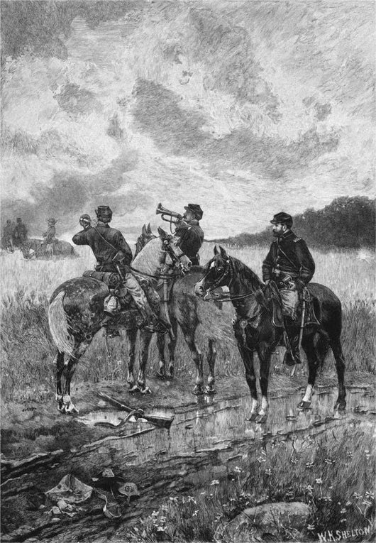 Vintage Civil War Print Wall Decal Design 6