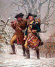 Vintage Revolutionary War Print Wall Decal Design 1