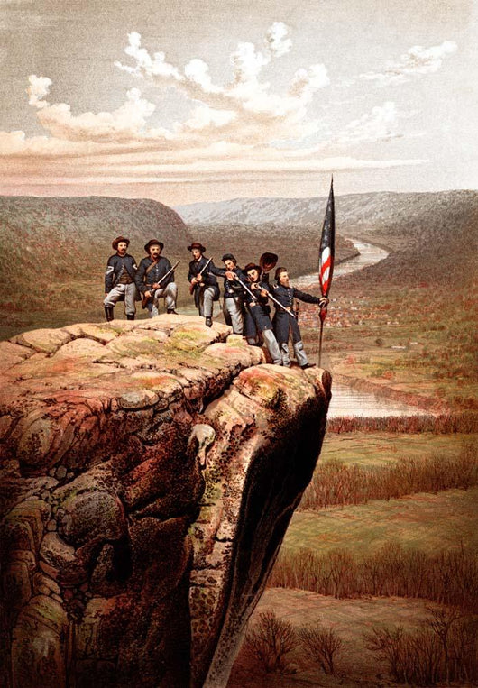 Vintage Civil War Print Wall Decal Design 3