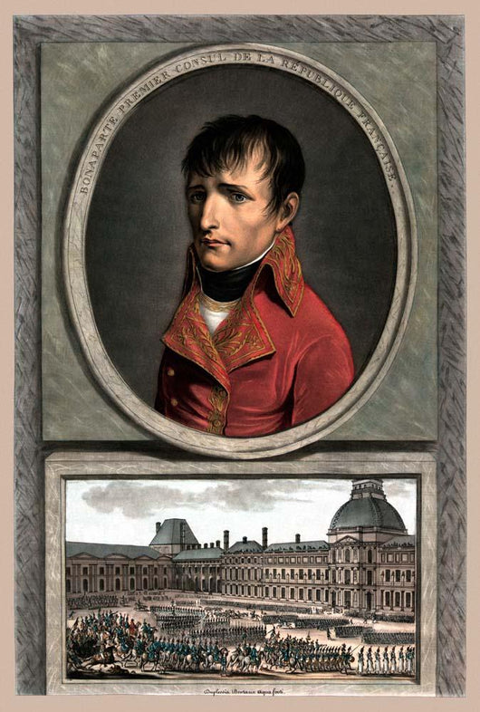 Vintage Military Portrait Napoleon Wall Decal