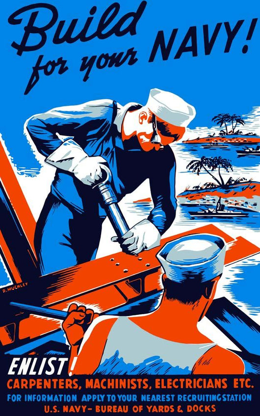 Vintage World War Ii Wall Decal Design 12