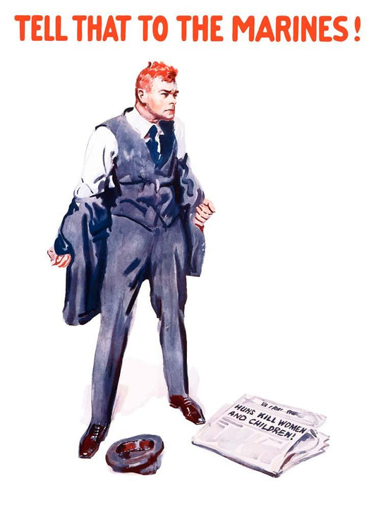 Vintage Ww1 Poster Man Wall Decal
