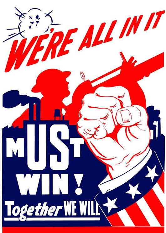 Vintage World War Ii Wall Decal Design 2