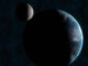 Earth and Moon Wall Decal Design 1