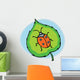 Lady Bug Leaf Wall Decal