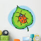 Lady Bug Leaf Wall Decal
