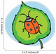 Lady Bug Leaf Wall Decal