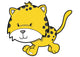 Cute Baby Leopard Wall Decal
