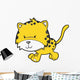 Cute Baby Leopard Wall Decal