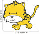 Cute Baby Leopard Wall Decal