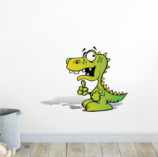 Cartoon Lil Dino Wall Decal