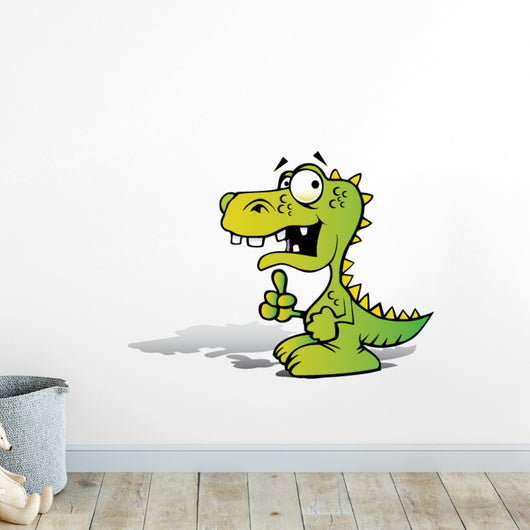 Cartoon Lil Dino Wall Decal