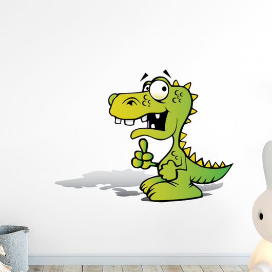 Cartoon Lil Dino Wall Decal