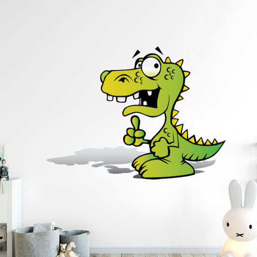 Cartoon Lil Dino Wall Decal