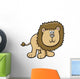 Cute Little Hairy Lion Wall Decal