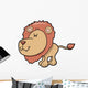 Cute Little Baby Lion Wall Decal