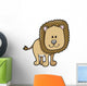 Cute Little Baby Lion Wall Decal