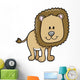 Cute Little Baby Lion Wall Decal