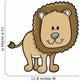 Cute Little Baby Lion Wall Decal