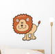 Excited Little Baby Lion Wall Decal