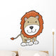 Happy Little Baby Lion Wall Decal
