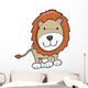 Happy Little Baby Lion Wall Decal