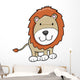 Happy Little Baby Lion Wall Decal