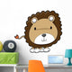 Brainy Little Baby Lion Wall Decal
