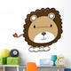 Brainy Little Baby Lion Wall Decal