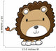Brainy Little Baby Lion Wall Decal