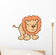 Little Pastel Baby Lion Wall Decal