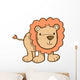Little Pastel Baby Lion Wall Decal