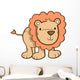 Little Pastel Baby Lion Wall Decal