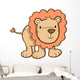 Little Pastel Baby Lion Wall Decal