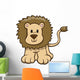 Little Brown Baby Lion Wall Decal