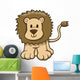 Little Brown Baby Lion Wall Decal