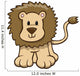 Little Brown Baby Lion Wall Decal