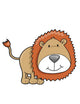 Cute Little Baby Lion Wall Decal