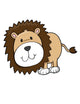 Cute Little Baby Lion Wall Decal