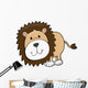 Cute Little Baby Lion Wall Decal