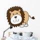 Cute Little Baby Lion Wall Decal