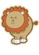 Cute Chunky Baby Lion Wall Decal