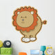 Cute Chunky Baby Lion Wall Decal