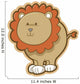 Cute Chunky Baby Lion Wall Decal