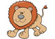 Cute Friendly Little Lion Wall Decal