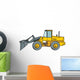 Yellow Loader Wall Decal